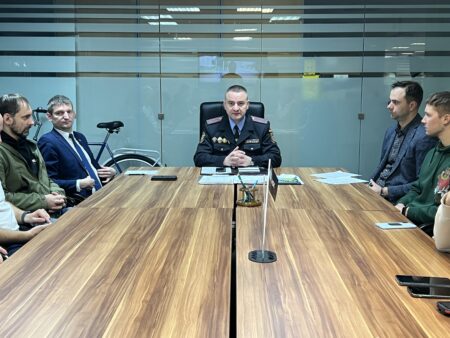 Встреча трудового коллектива МотоВелоЗавода с ГАИ Ленинского района г.Минска!